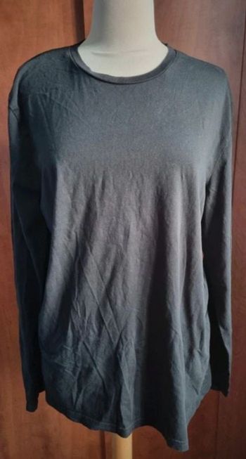 T-shirt à manches longues noir XL