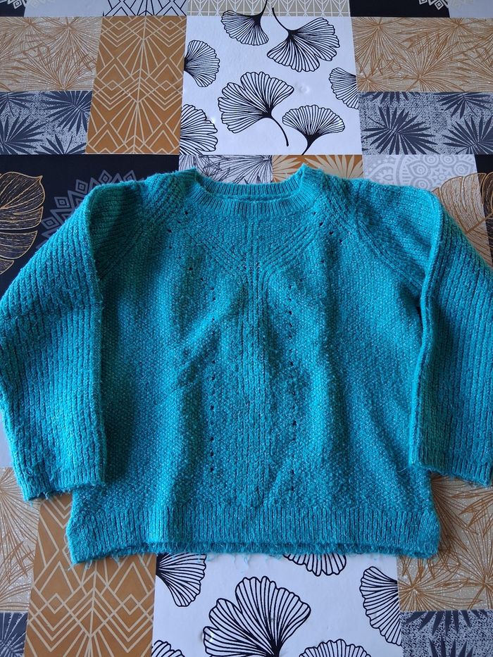 Pull fille vert 6 ans
