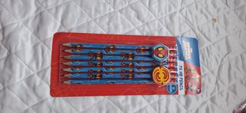 Lot 7 crayon des papiers Spider-Man