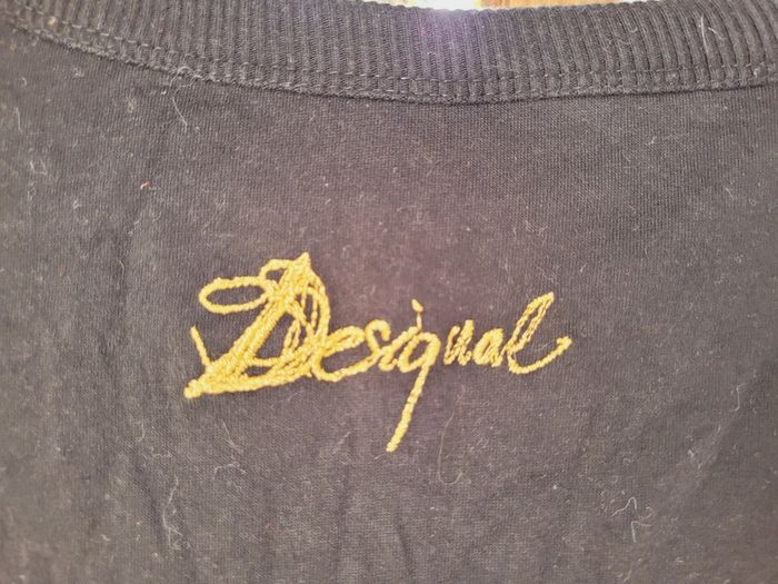 Superbe robe effet pull Desigual, Taille M (40), noite et rouge - photo numéro 11