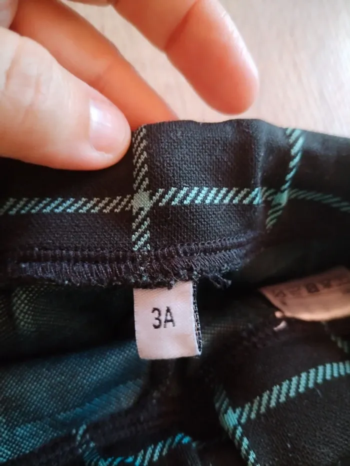 Pantalon à carreaux 3 ans - photo numéro 2