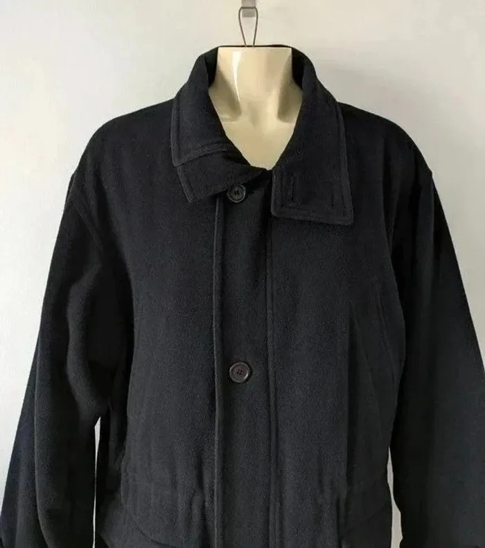 Manteau zippé en laine et cachemire - taille XL/XXL - photo numéro 3