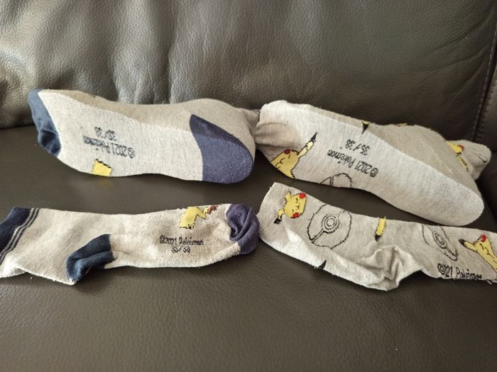 2 paires de chaussettes Pokémon - photo numéro 2