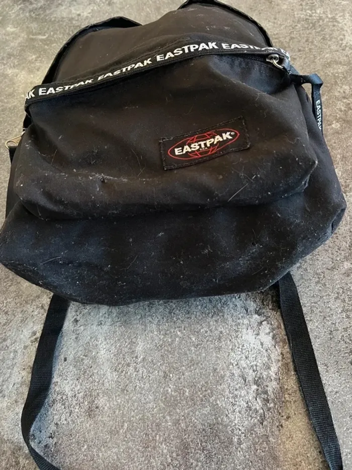 Sac à dos noir blanc homme femme Eastpak Mochila Zaino Rucksack - photo numéro 3