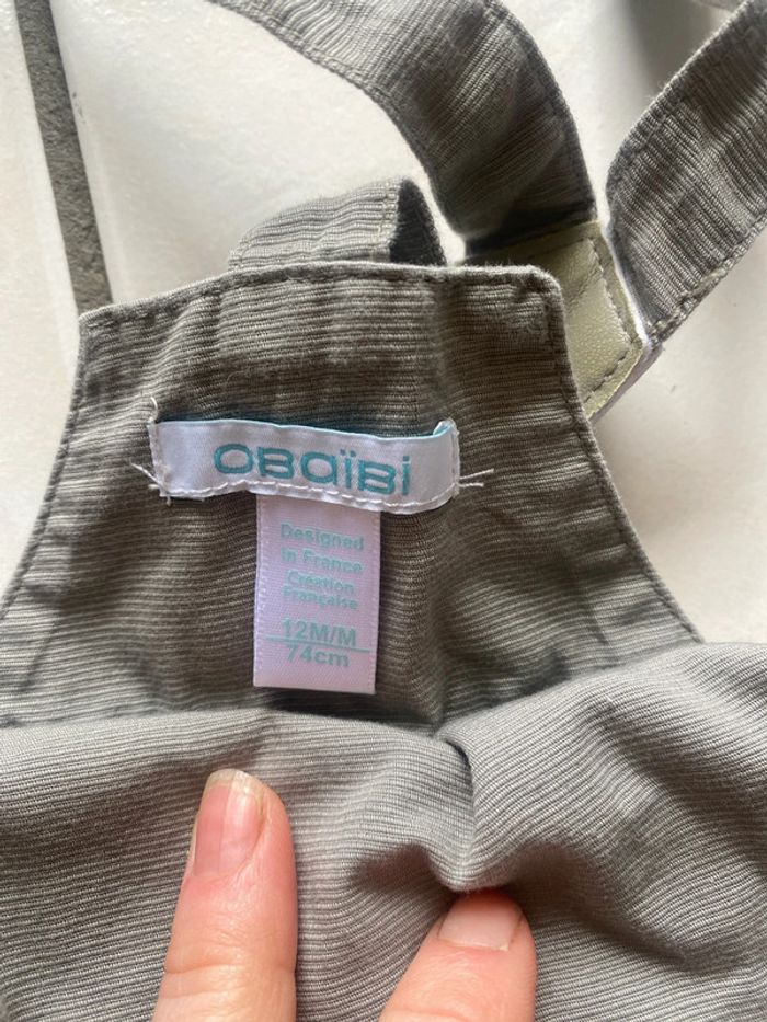 Salopette, garçon, Obaibi, 12 mois - photo numéro 3