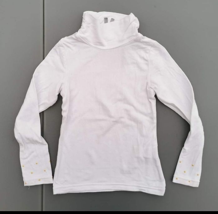 Tee-shirt ML col roulé 4 ans fille or hestra