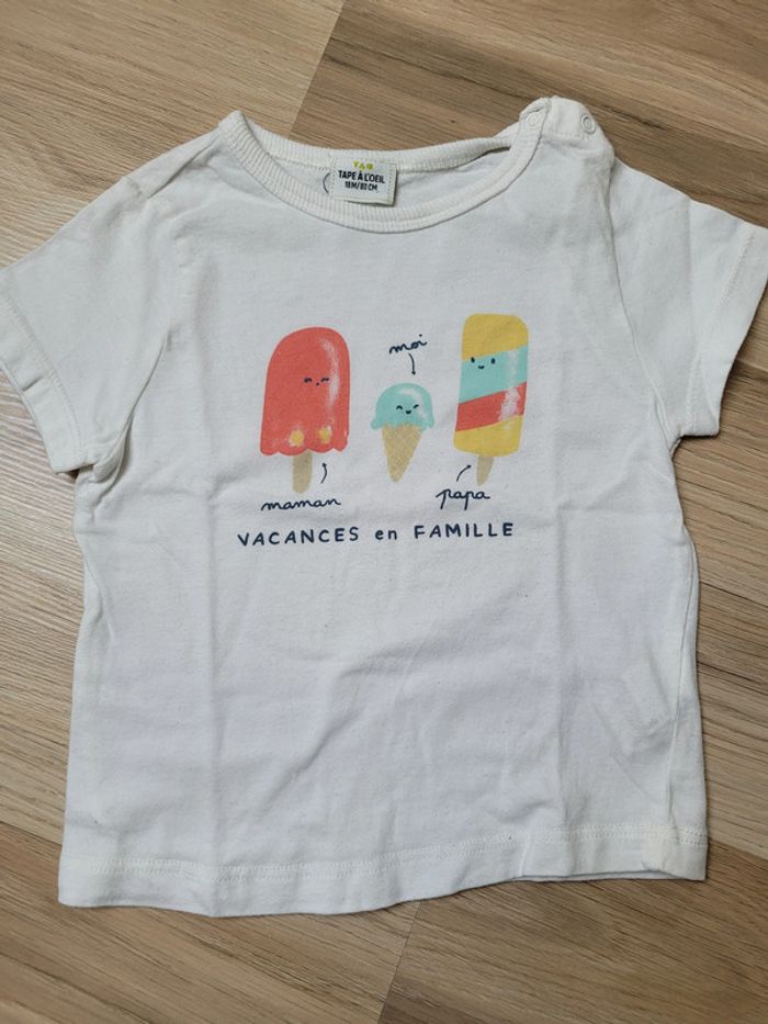 T shirt manches courtes 18 mois - photo numéro 2