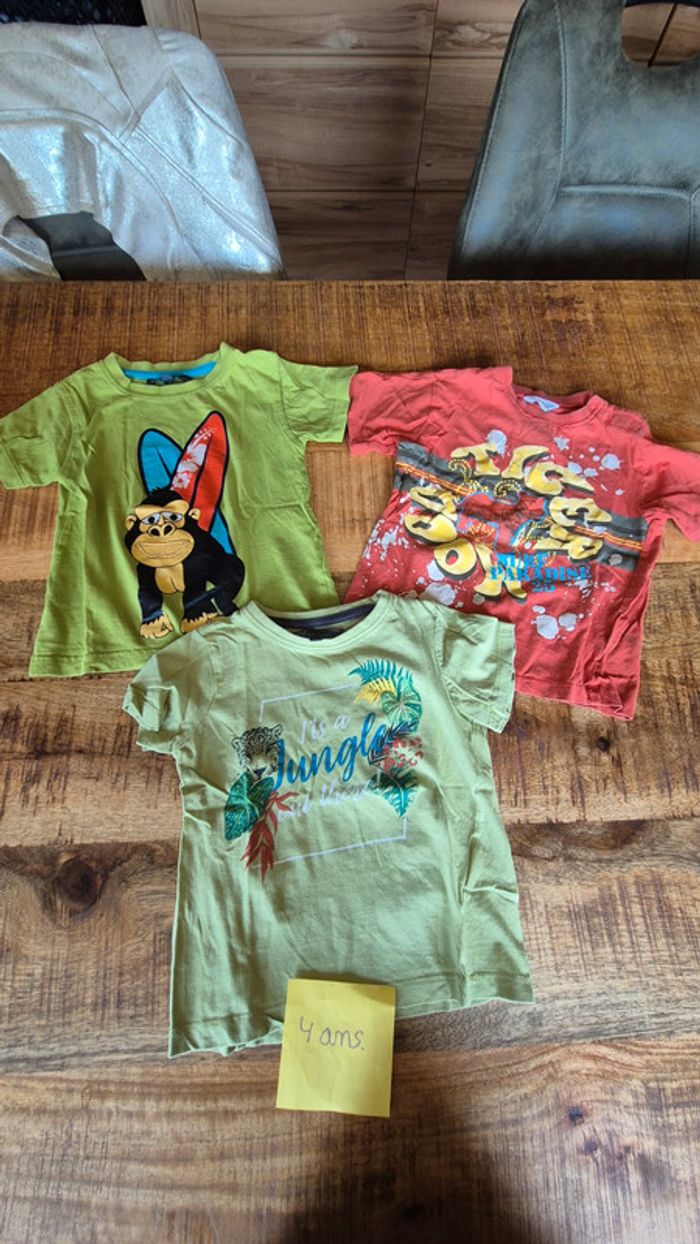 t-shirt 4ans