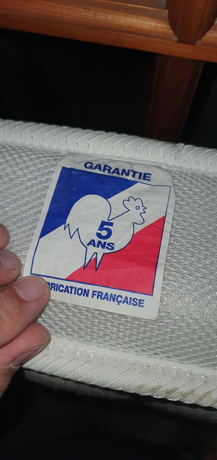 Matelas bébé enfant bamboo 60 sur 120 made in France lit - photo numéro 2