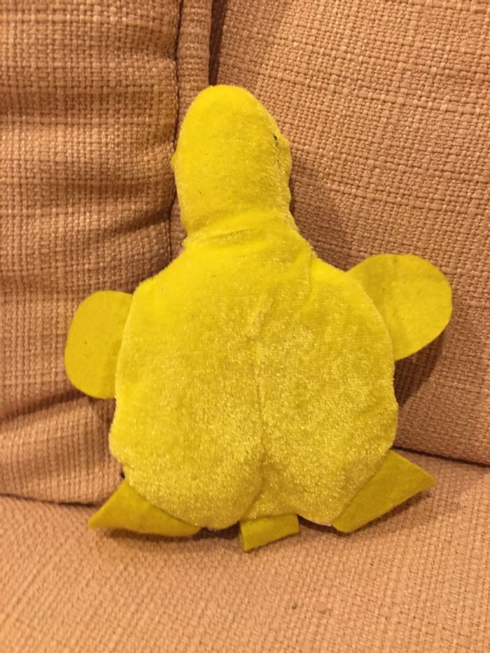 Doudou peluche tortue colorée King jouet 17 cm - photo numéro 5