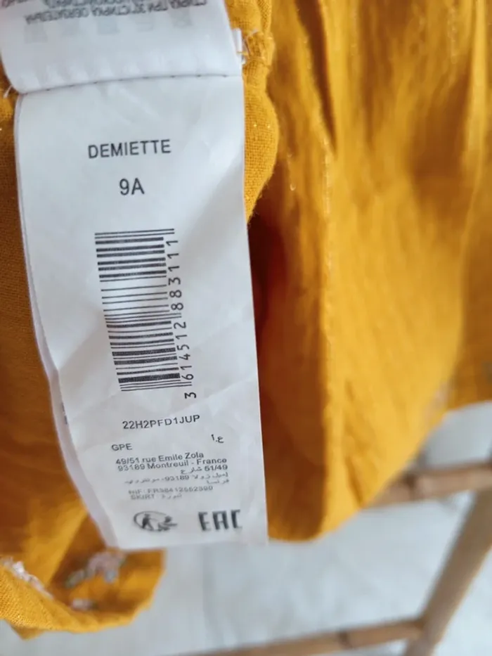 Jupe en gaze de coton avec broderie Sergent Major 9 ans - photo numéro 7