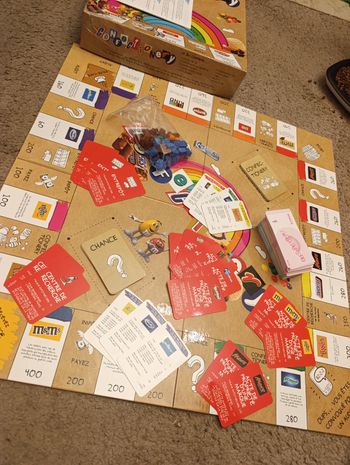 Jeu de société Monopoly Rare - Édition Interne Mars Wrigley "Confectionery" France - Collector