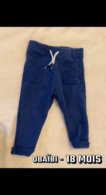 1 jogging Obaïbi 18 mois 80 cm