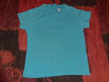 Tee-shirt bleu 18mois