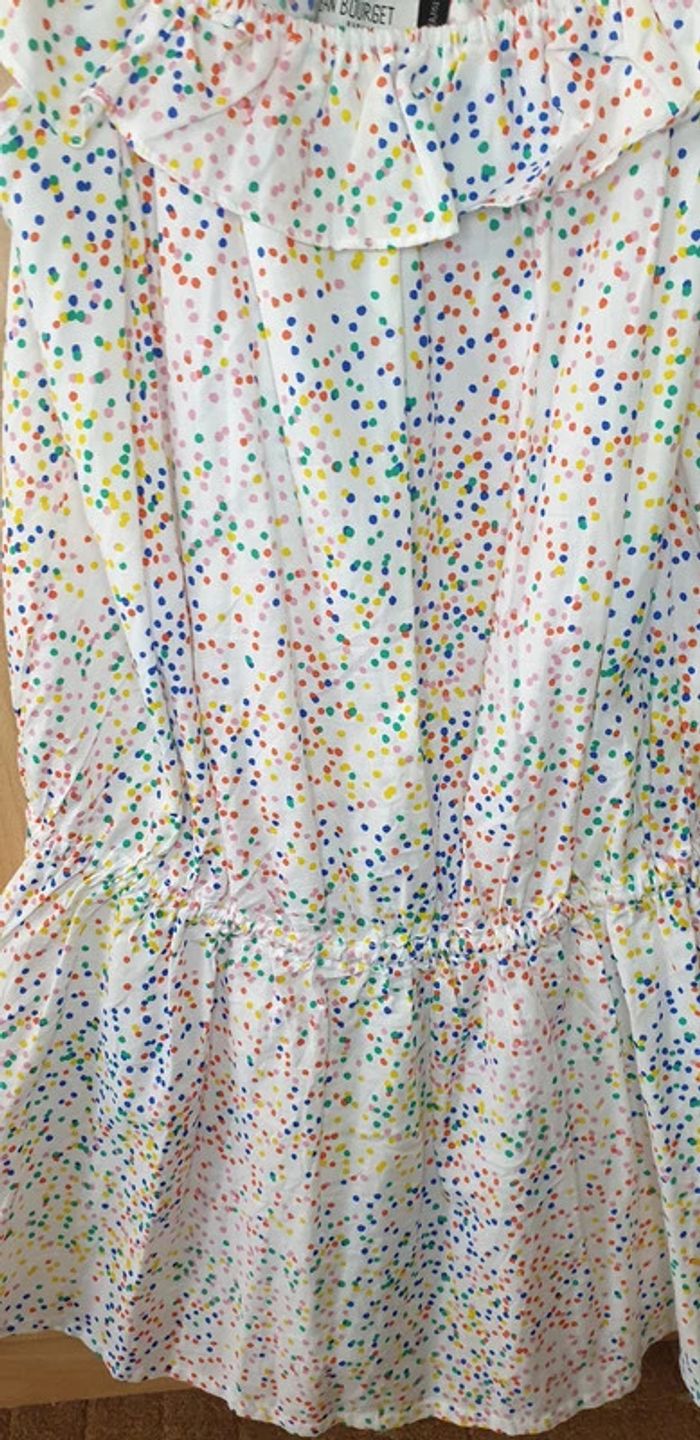 Neuve tres jolie robe multicolor 10/12 ans maison jean Bourget - photo numéro 7