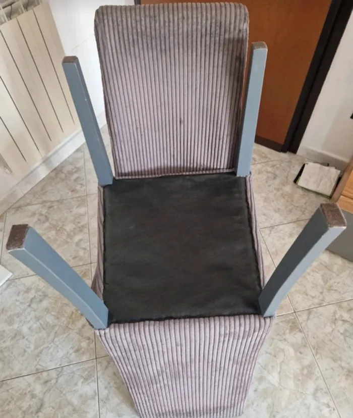 Sedie da salotto in velluto - photo numéro 4