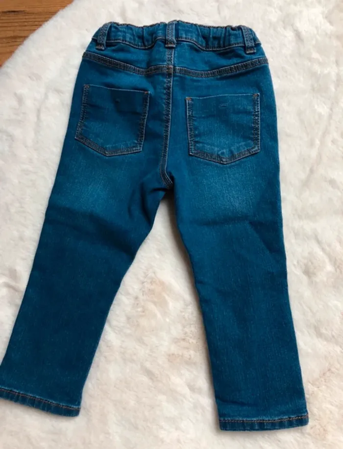 Lot 4 pantalons / jeans 24 mois 86/92cm Zara Kiabi Gémo - photo numéro 11