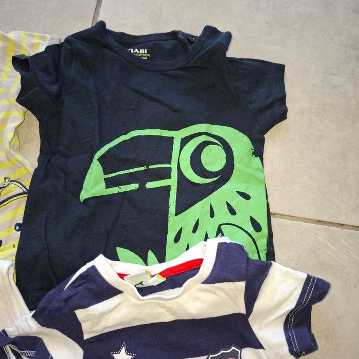 Lot #24 - 6 tee-shirts garçons manches courtes 9 mois - photo numéro 3