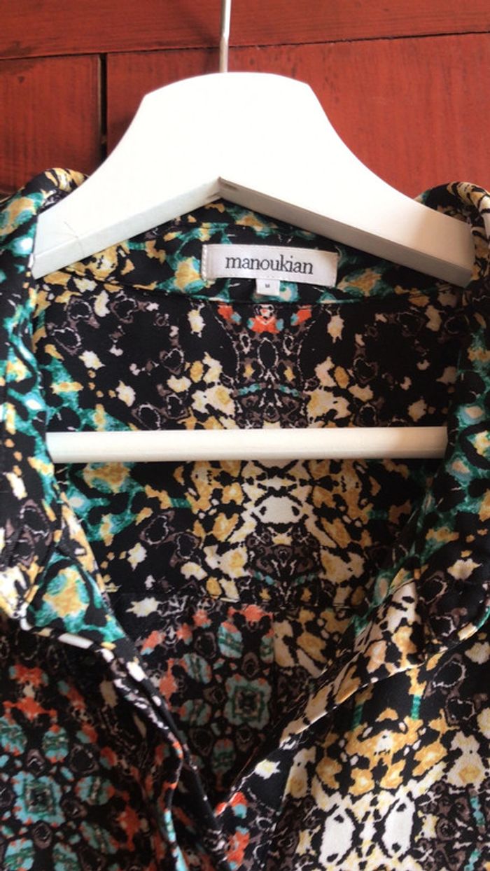 Manoukian chemise blouse chemisier taille M - photo numéro 6