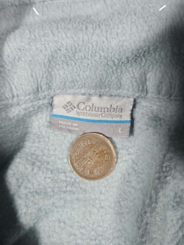 Veste Polaire Columbia bleu ciel - photo numéro 4
