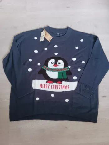 Pull de Noël pingouin Neuf