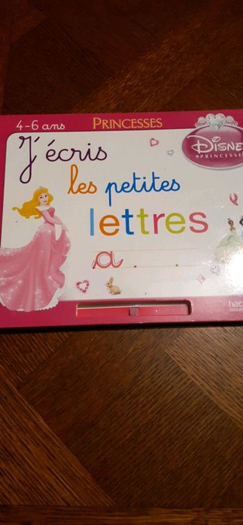 J écris les petites lettres princesses