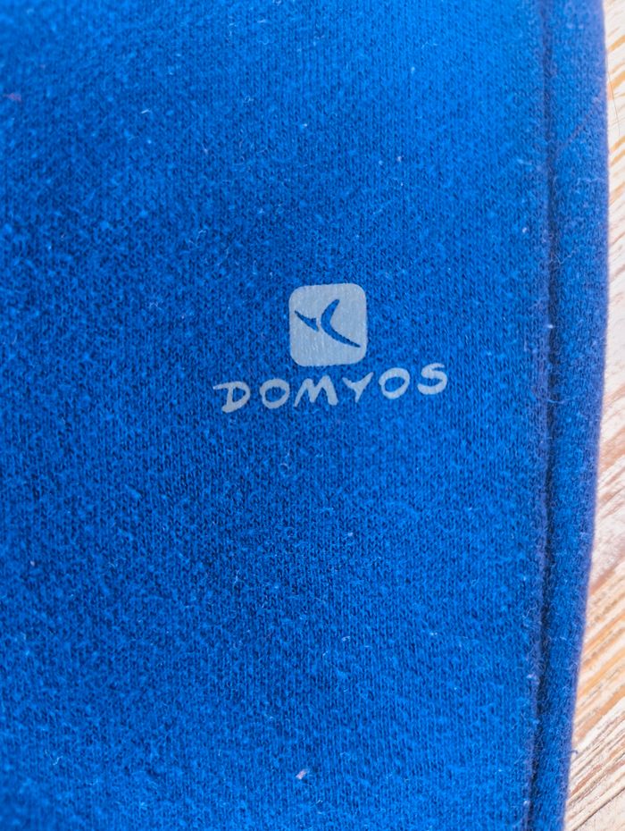 Pantalon de Jogging Garçon Domyos (Decathlon) 12 ans Polaire Chaud Bleu Marine - photo numéro 2