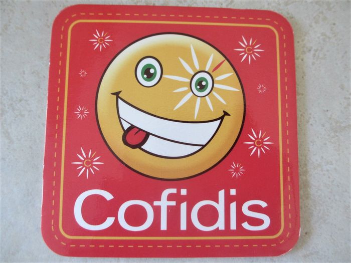 Lot de 4 sous-verres Emoji Cofidis - photo numéro 3