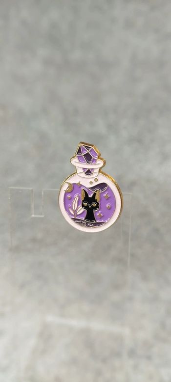 🍄 pins chat mystique dans une fiole