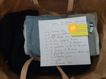 Lot garçon 9 mois