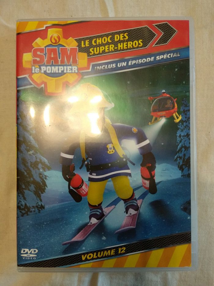 DVD SAM LE POMPIER LE choc des super héros