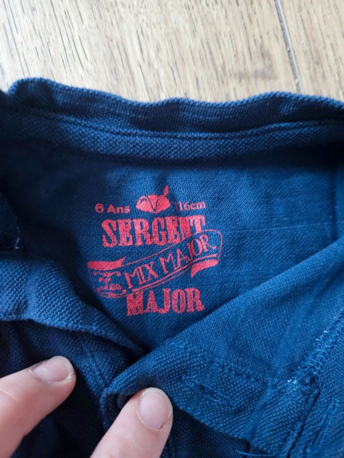 T.shirt manches longues bleu marine Sergent Major 6 ans - photo numéro 8