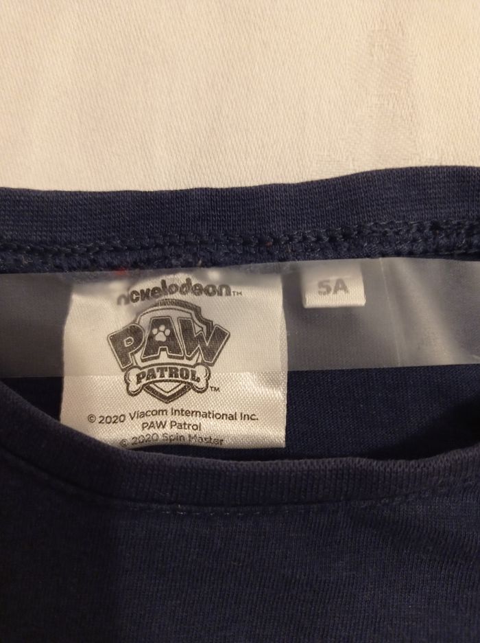 Petit polo manches courtes pour garçon couleur bleu voir photos taille 5 ans elle marque pas de patrouille - photo numéro 4