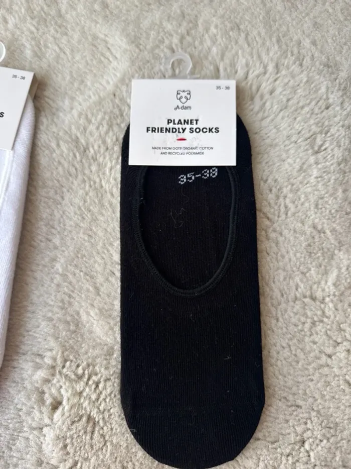 🧦Lot Socks- T35 a 38- neuf avec étiquette- blanc et noir - photo numéro 4