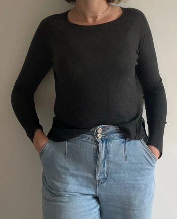 Pull gris Zara