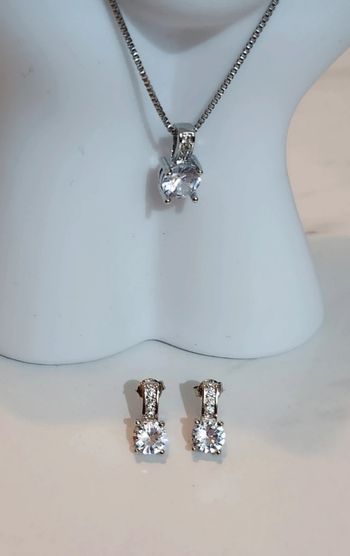 Ensemble bijoux en argent 