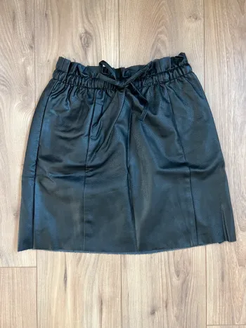 Jupe courteen cuir femme Kiabi