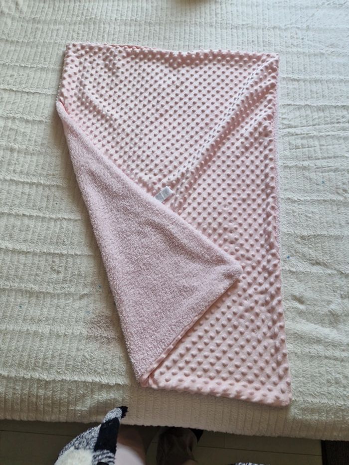 Plaid bébé rose - photo numéro 3