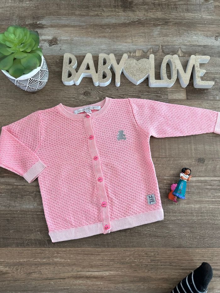 - Gilet Lulu castagnette - 12 mois - Très Bon état