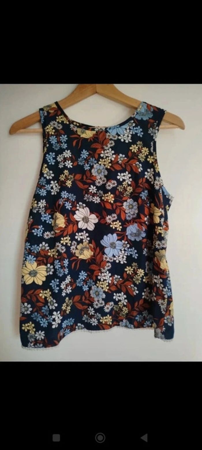 Débardeur motif floraux