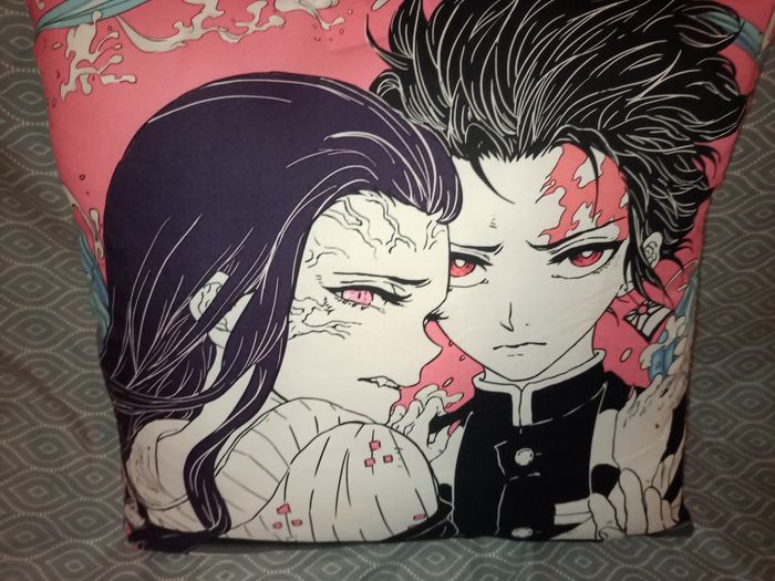 Oreiller Coussin Demon slayer - photo numéro 2
