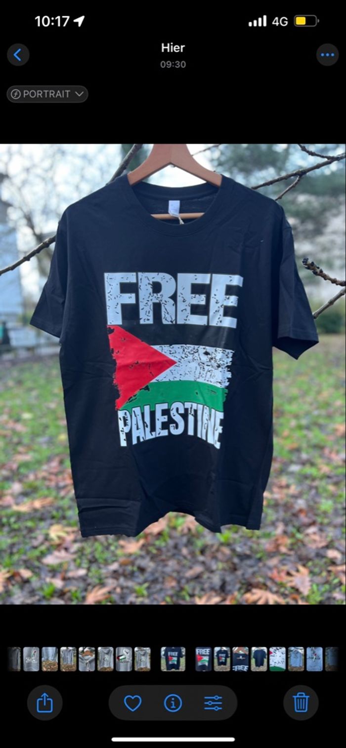 Teeshirt Free Palestine - photo numéro 3
