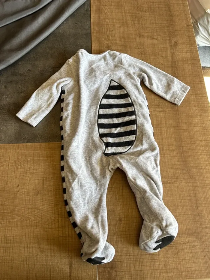 Pyjama 1 pièce bébé, 9 mois - photo numéro 3