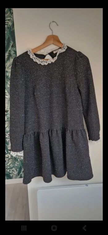Robe noire à paillettes Kilibbi
