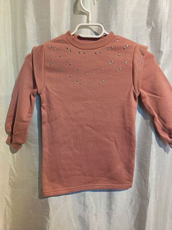 sweat robe  rose de chez kiabi 4 ans réf 74 D19