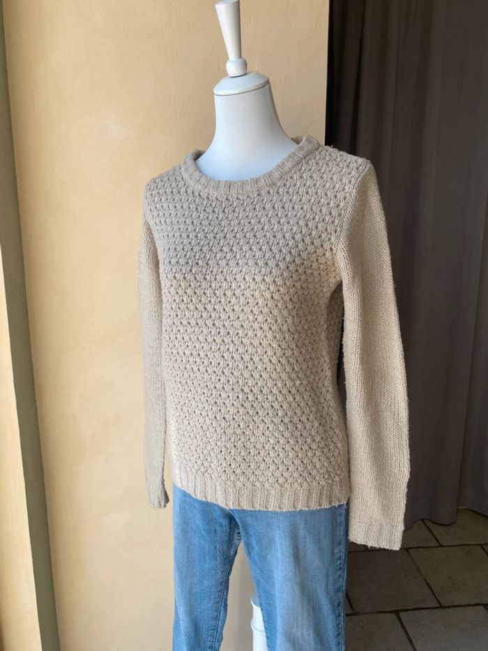 Pull beige Premaman S - photo numéro 5