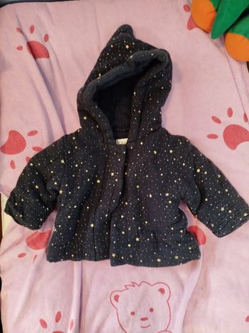 Manteau bleu étoile