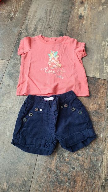 Ensemble gémo Sergent major 6 mois 68 cm en très bon état 👌