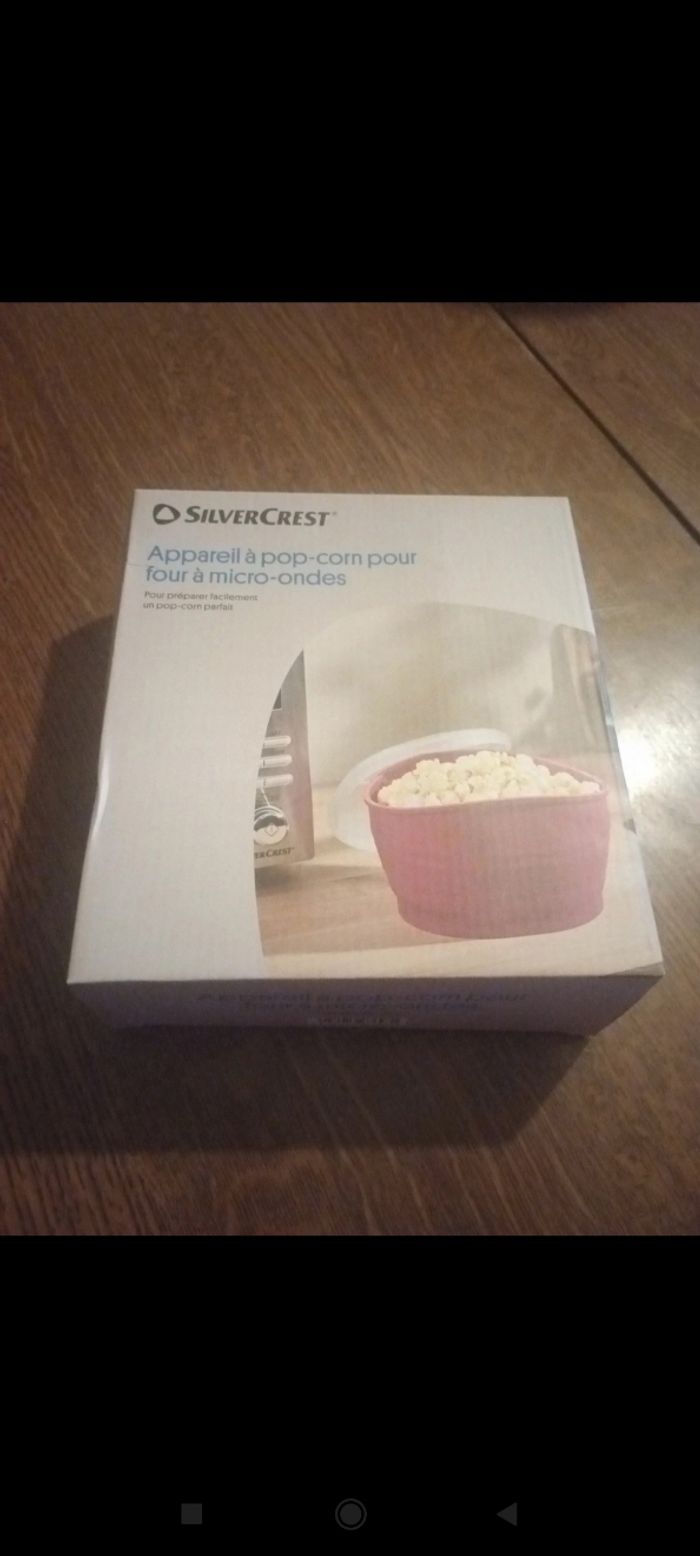 Appareil à pop corn pour four à micro-ondes
