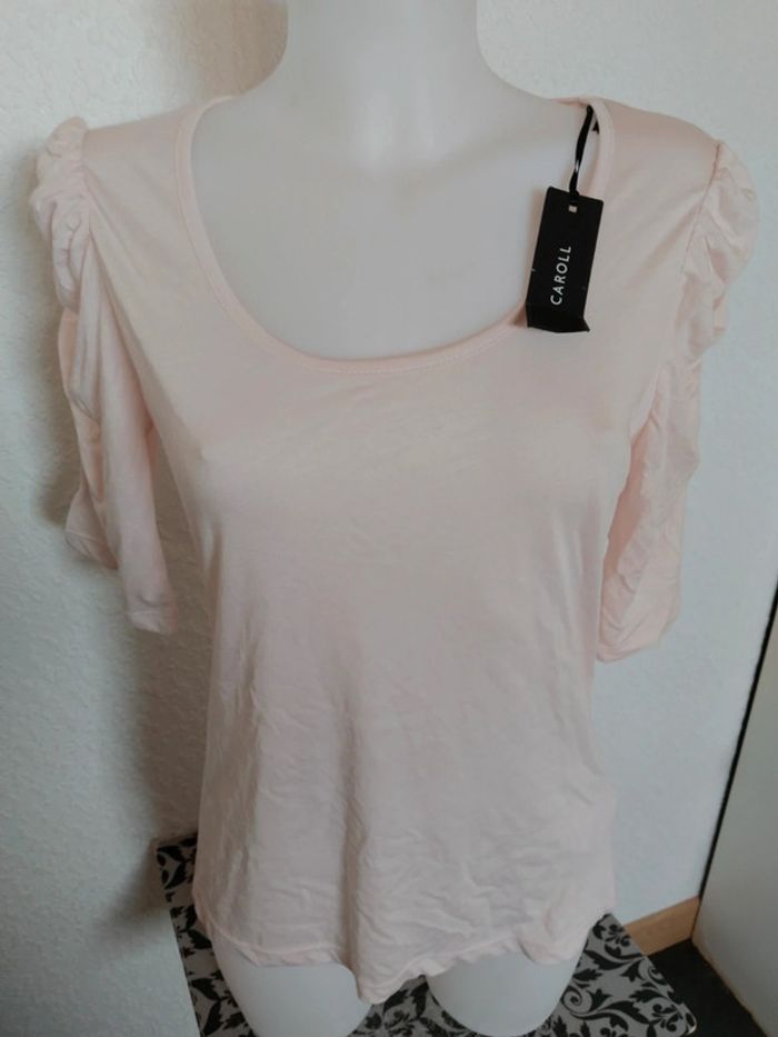 Joli haut/ top femme Caroll taille 42 - photo numéro 2